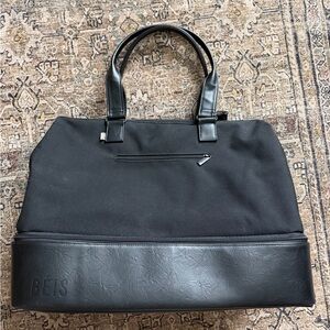 BEIS Black Weekender Bag